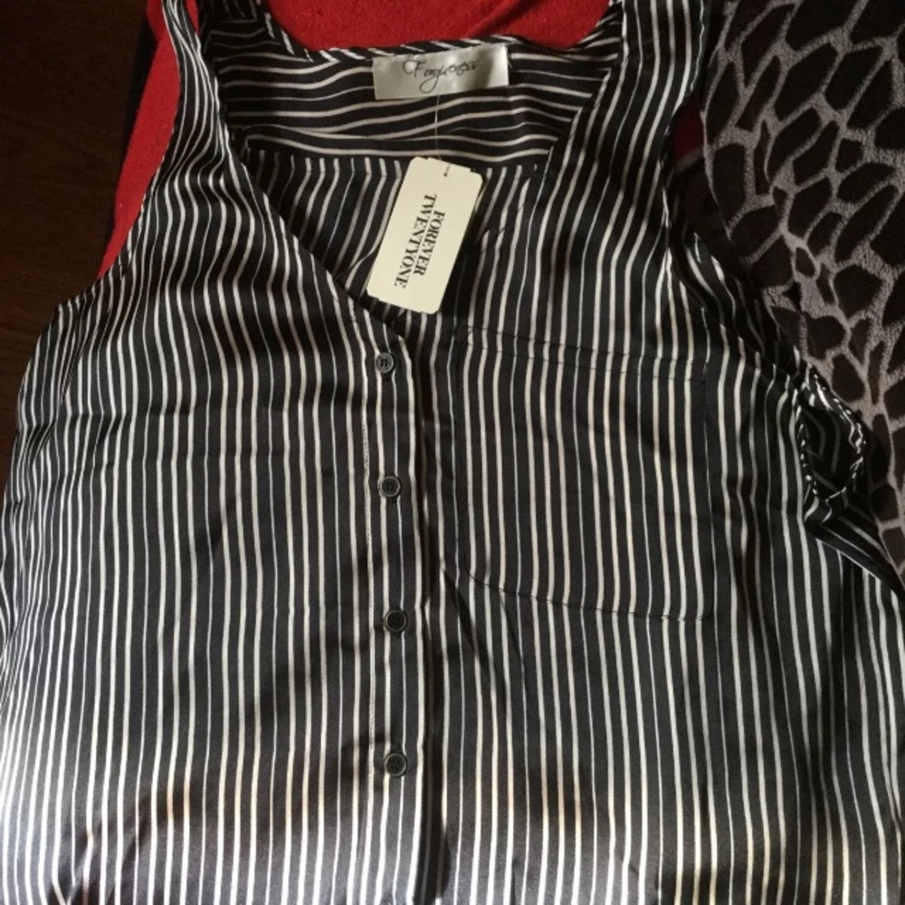 Forever 21 silk vest